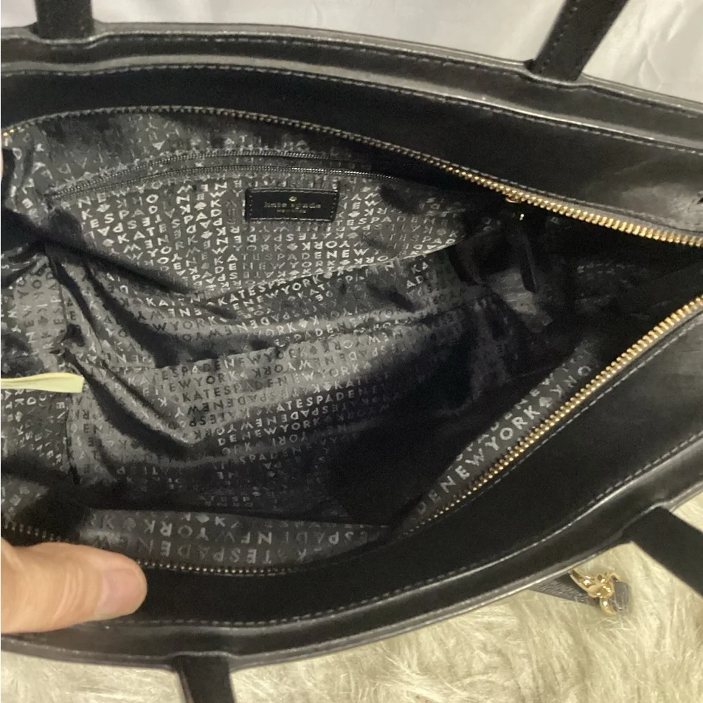 Kate Spade Run Wild Leopard Hayden Satchel Shoulder Bag Animal Calfhair Sides - Picture 8 of 10